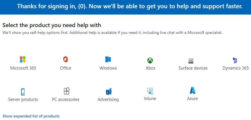 official support website at Help.microsoft.com talk to a real person