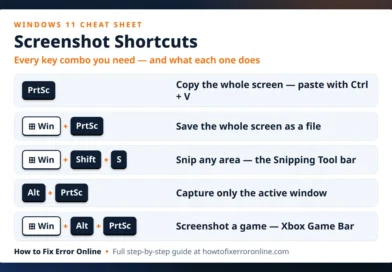 How to Take a Screenshot on Windows 11: 7 Ways